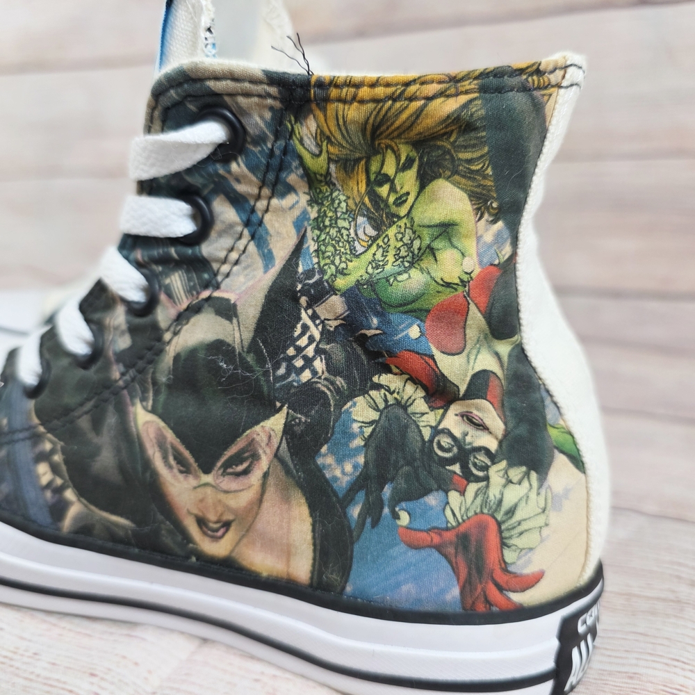 Converse x DC Comics Gotham Sirens High Men's Size 4.5 Women's Size 6.5